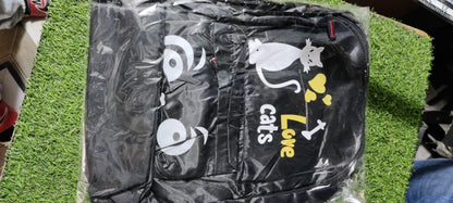 Cat Printed Backpack