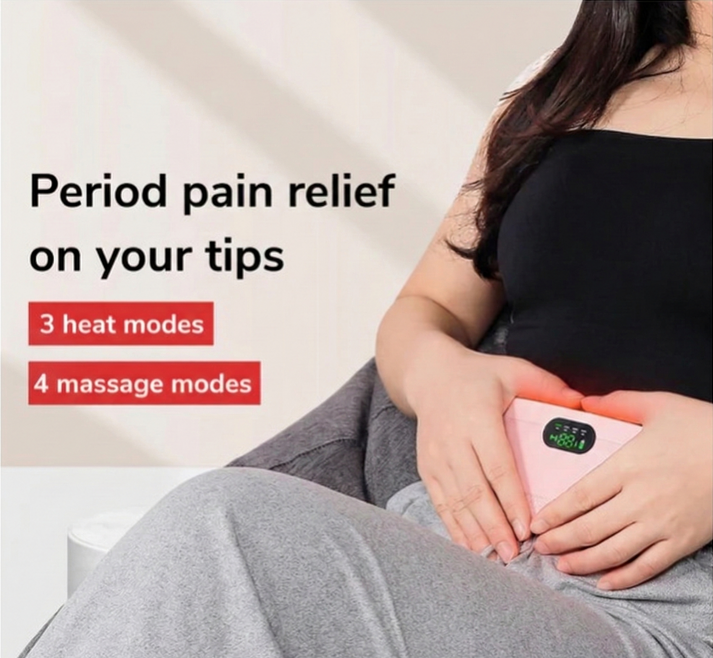 Portable Cordless Menstrual Heating Pad Belt for Women