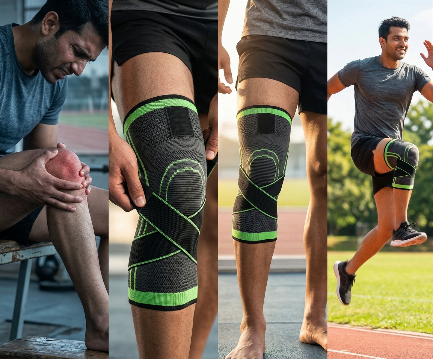 KneeGuard Pro™ – Ultimate 360° Compression & Support